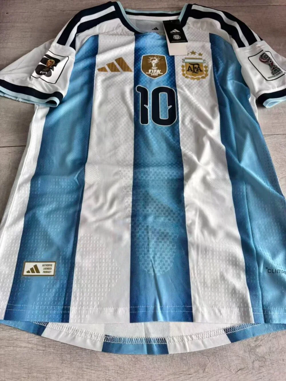 Blue White #10 Soccer Fan Jersey 2026 World Cup Men’s M - Picture 1 of 7